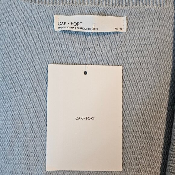 Oak + Fort Women's Sweater Shawl - Size OS - Picture 4 of 6